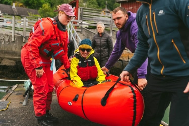 The use of packrafts has been a game changer for some of our guests. Photo by Jack Redwood