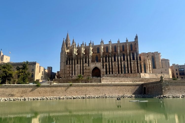 Palma Cathedral or La Seu in Palma's Old Town. Photo by Diana Ballon