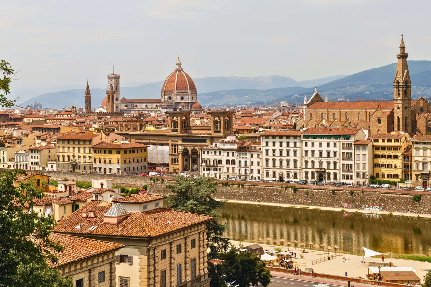 Panoramic view from Piazzale Michelangelo, Florence, Italy. Photo by Wolfgang Weiser, Pexels