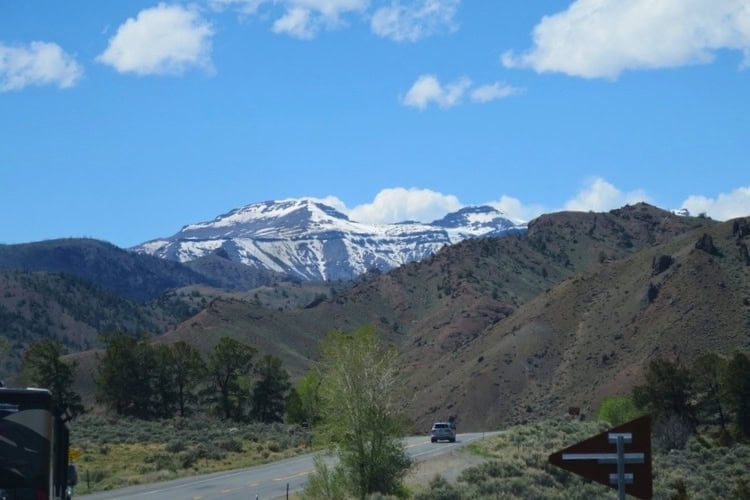 The snow-capped Big Horn Mountains. Photo by Kathy Hosek