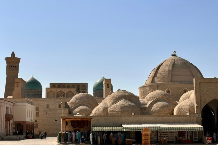 Looking toward the Toki Zargaron Bazaar. Photo by Steve Sindiong