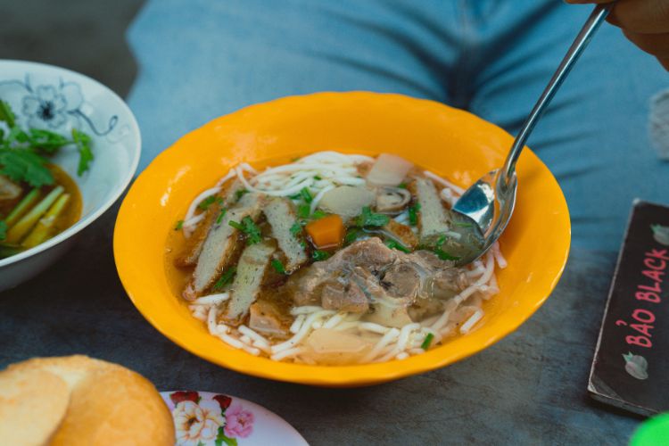 A traditional Vietnamese soup