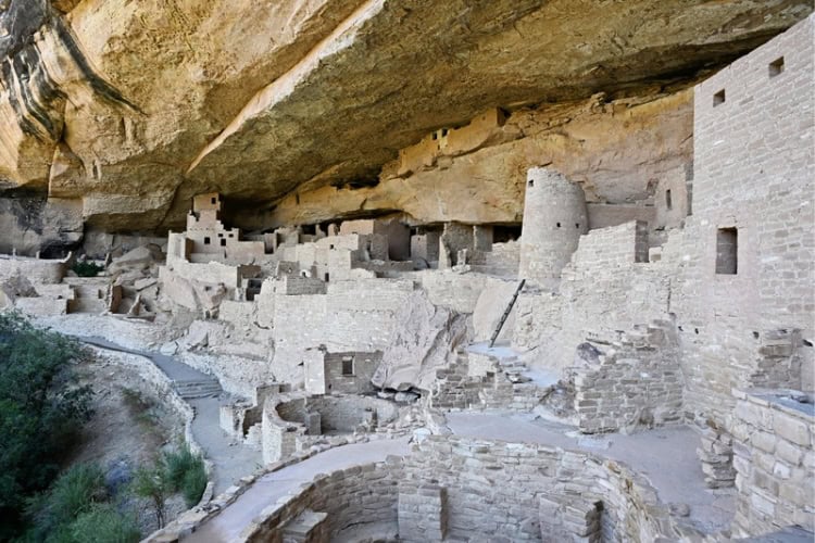 Cliff dwelling homes had protection from the weather and springs seeping in from the back Photo by Tab Hauser