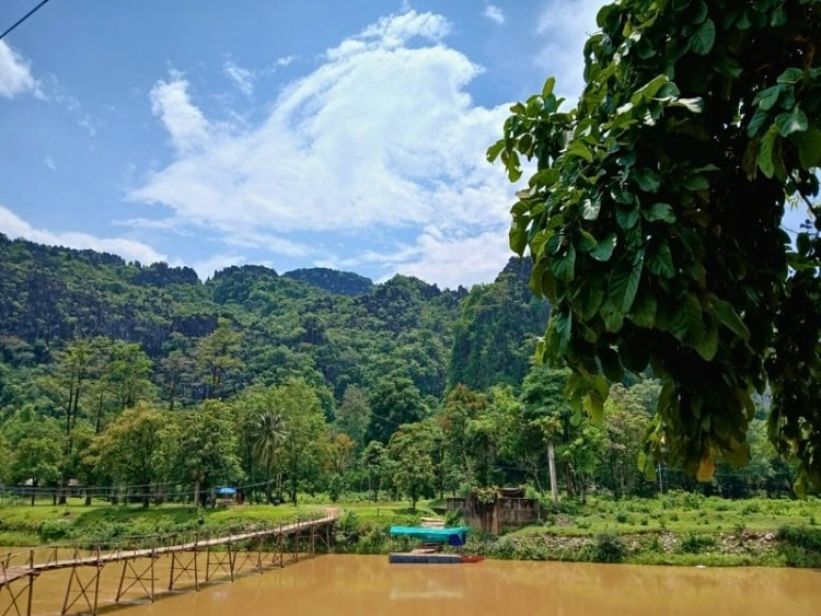 Exploring the countryside around Vang Vieng by bike, Laos. Photo by Shivika Singh