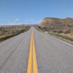 Wyoming's Highway 431. The western expanses are calling. Escaping the digital noise and hitting the open road with nary a cell tower in sight. Photo by Frank Hosek Pinterest