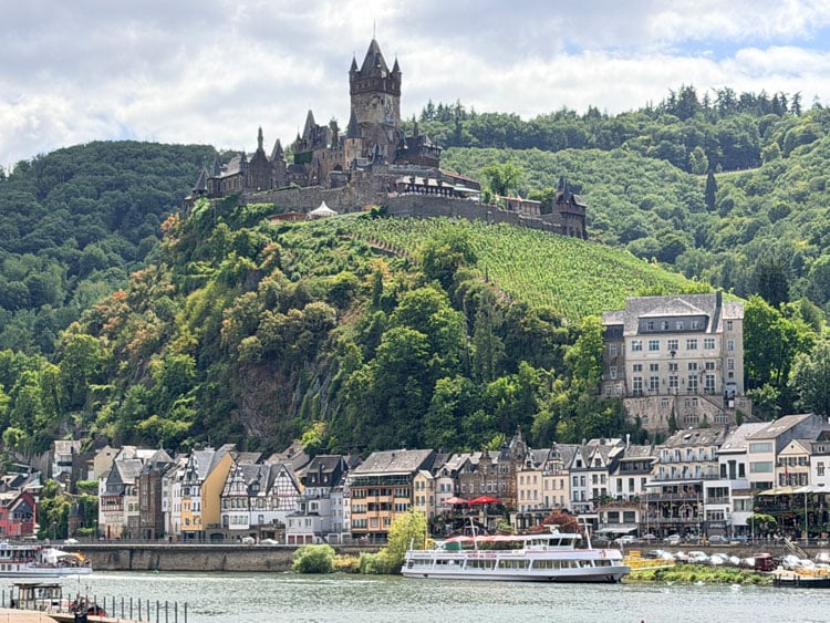 Castles and small towns along the Rhine River in Germany. Photo by Janna Graber