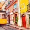 Tram in Lisbon, Portugal