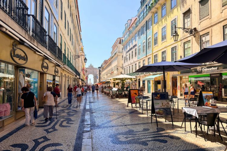 Shopping in Lisbon. Photo by Janna Graber