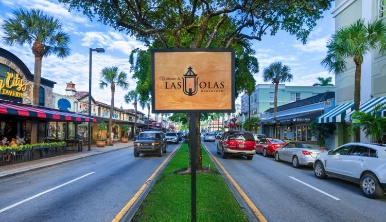 Las Olas Blvd in Ft. Lauderdale Florida. Photo by Peter Mintz via iStock