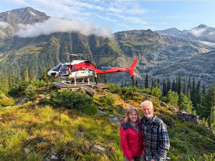 A remote mountain escape accessible only by helicopter. Photo by Clark Shewfelt