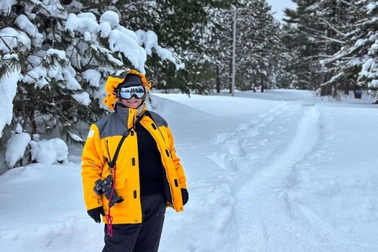 Snowshoeing the Swedetown Trails. Photo by Julie Suman