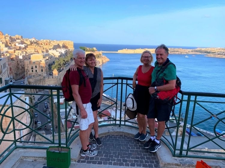Upper Barrakka Gardens in Valletta, perched above Grand Harbour. Photo by Brent Cassie