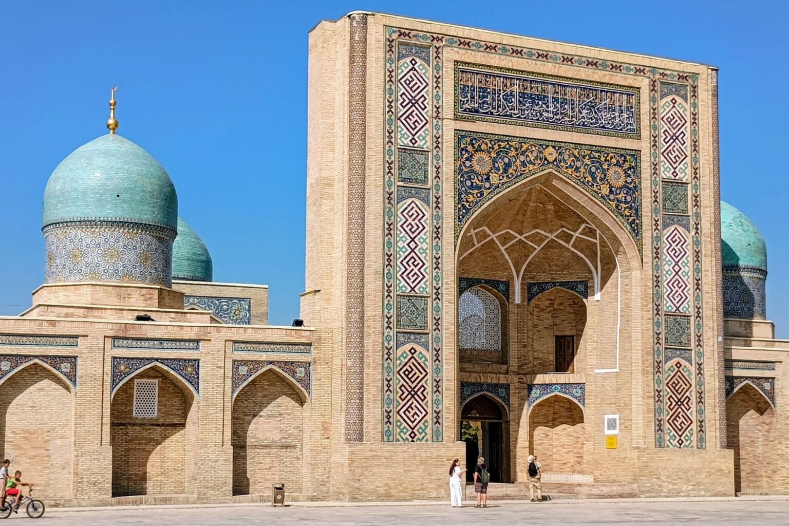 The 16th Century Barak Khan Madrasah in Tashkent, was our first exposure to ancient Islamic Architecture. Photo by cbowman