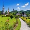 Wooden churches at Barsana Monastery in the Maramures region of Romania. Photo by SCStock via iStock