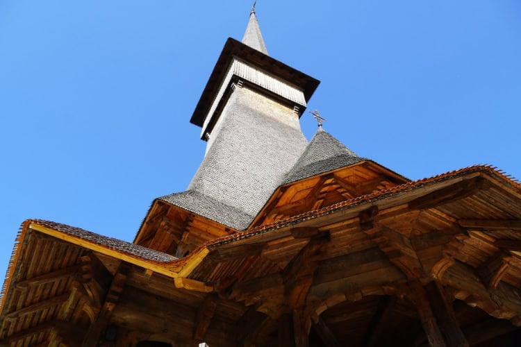 Wooden traditional church from the historical Maramureș region of Romania. Photo by Alexandru Manole from Pixabay