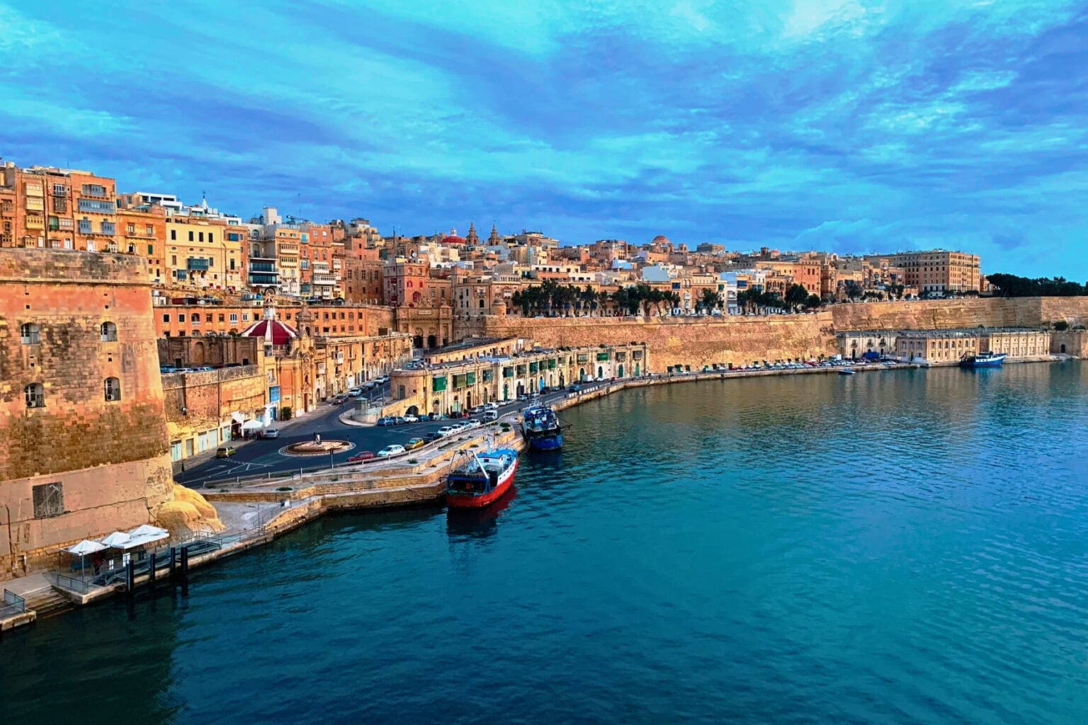 Even beneath grey skies, Malta&rsquo;s capital makes a dramatic first impression. Photo by Brent Cassie