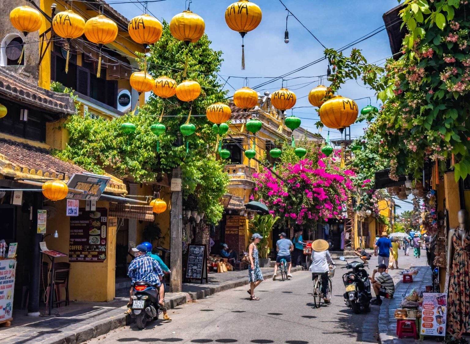 A colorful street in Hoi An, Vietnam. Photo by iStock/Pierrick Lemaret
